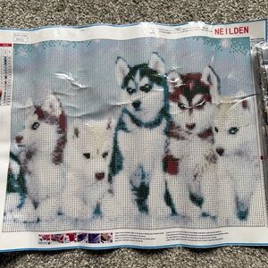 Husky Puppies Diamond Art Diamond Painting